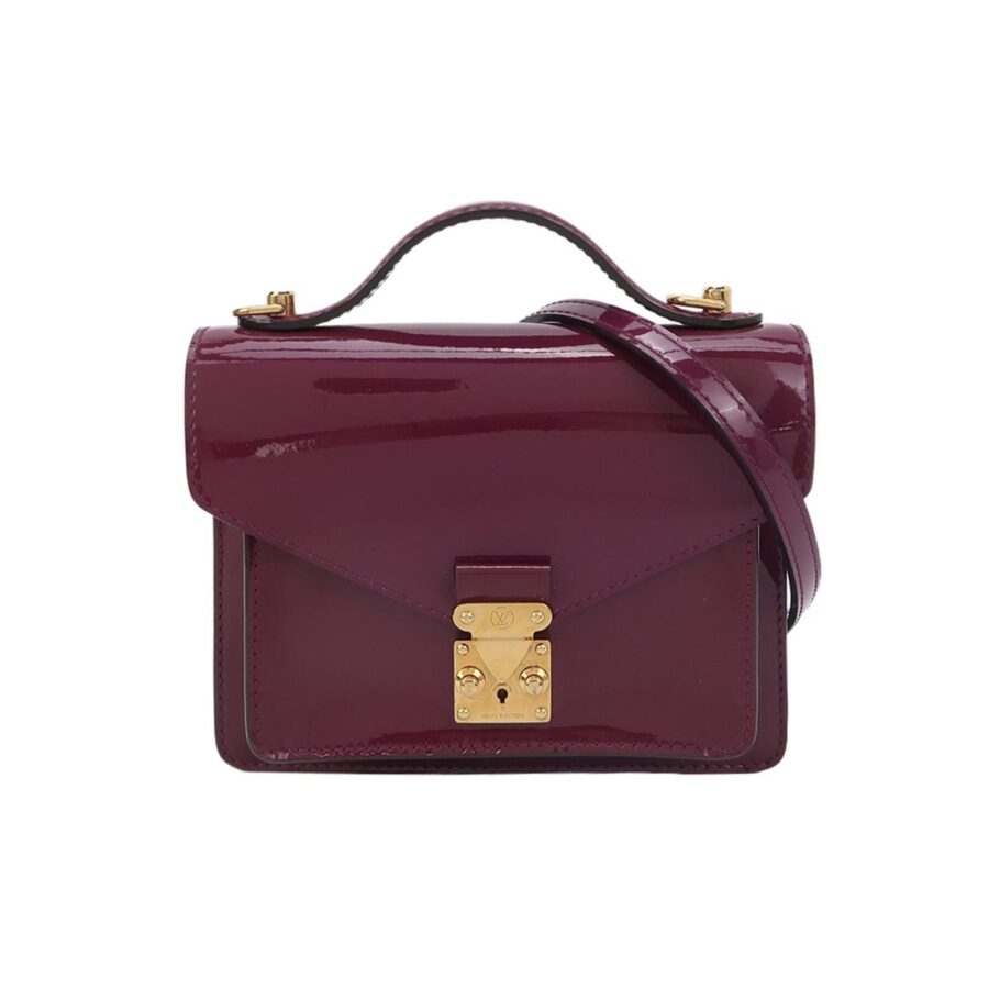 Louis Vuitton Monceau Patent Leather S-lock Crossbody Shoulder Bag 127840200660 | Studio Nafay