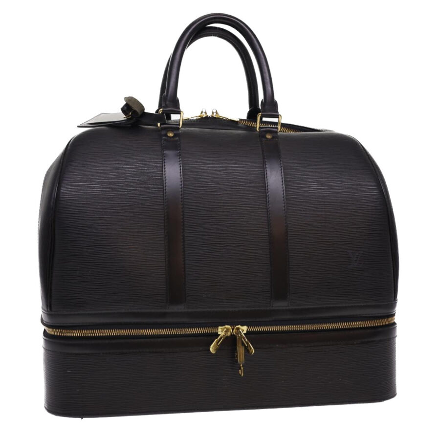 LOUIS VUITTON Epi Sac Sports Boston Bag SPO Black LV 40014 | Studio Nafay