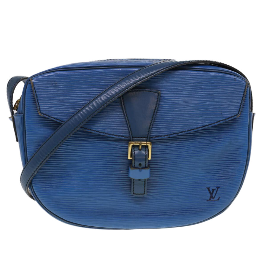 LOUIS VUITTON Epi June Feuille Shoulder Bag Blue LV 40091 | Studio Nafay