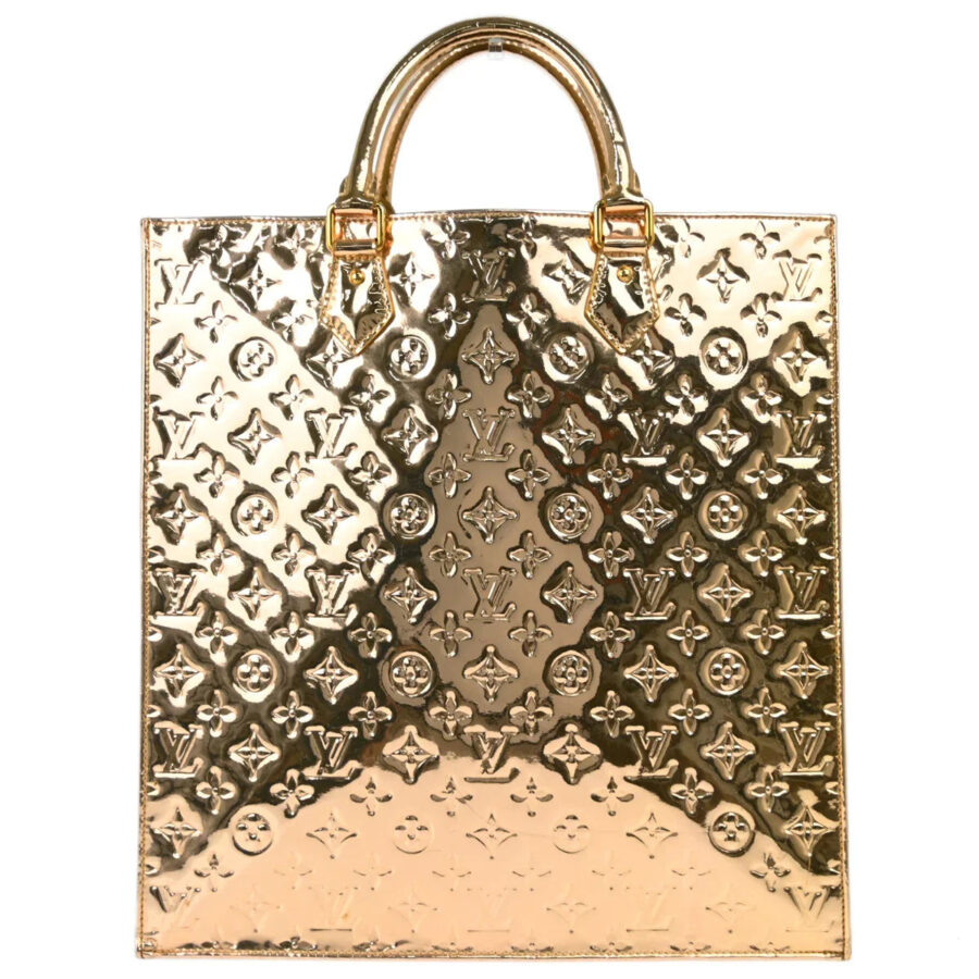 Louis Vuitton Gold Monogram Miroir Sac Plat Tote Handbag | Studio Nafay