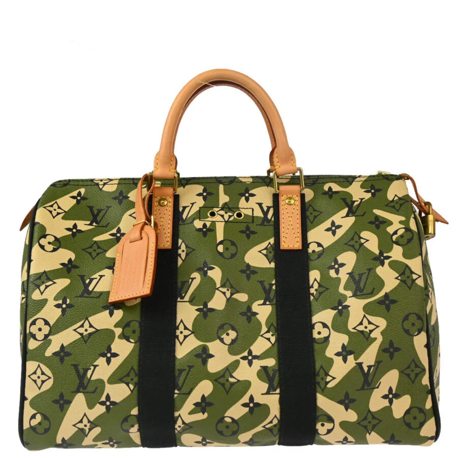 Louis Vuitton Green Monogramouflage 35 Handbag | Studio Nafay