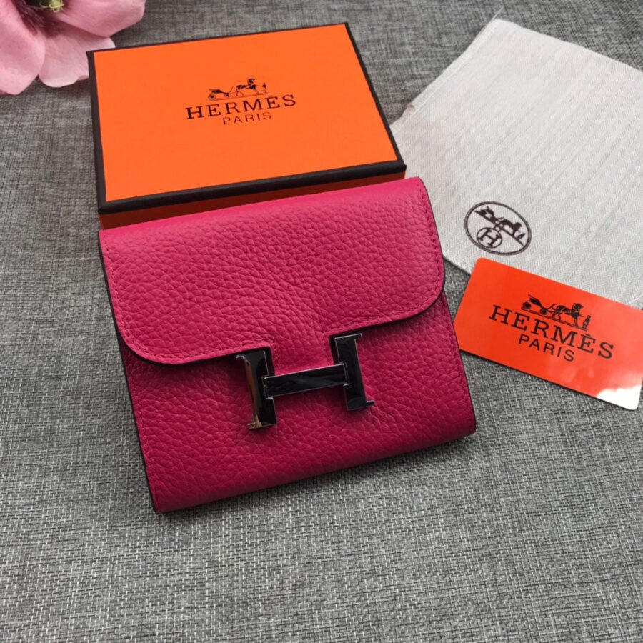 HM CONSTANCE 13 RED PINK GRAINED CALFSKIN | Studio Nafay